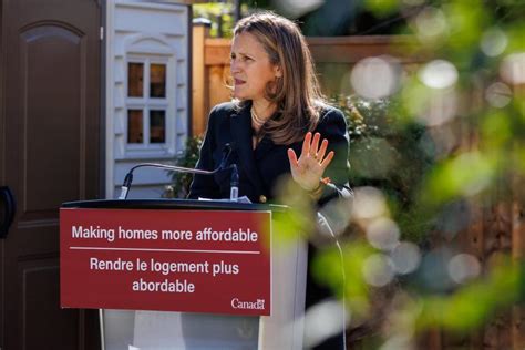 chrystia freeland announcement today